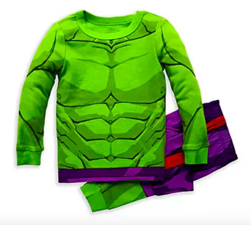NEW Disney Store SZ 5 6 7 8 10  Incredible Hulk PJ Pal Costume Pajamas NWT