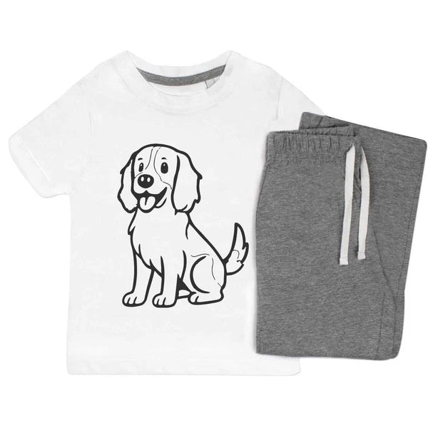 'English Springer Spaniel' Kids Nightwear / Pyjama Set (KP054427)