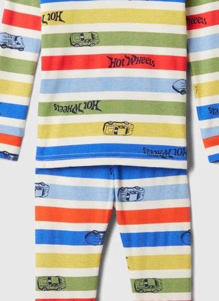 NWT Baby Gap Boys Hot Wheels Pajamas race cars auto organic  you pick size