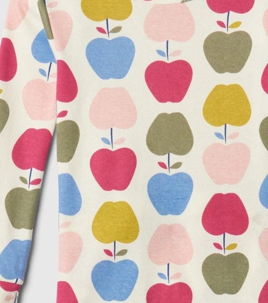 NWT Baby Gap Toddler Girls Pajamas Apples Fall   organic  u pick size