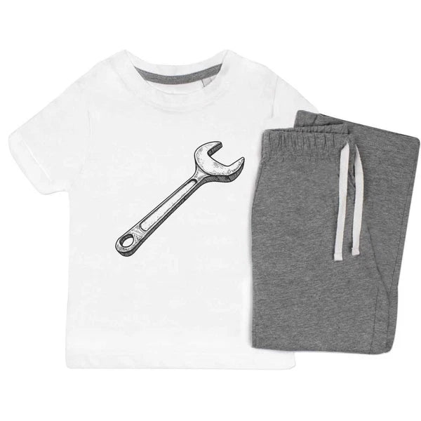 'Single Spanner' Kids Nightwear / Pyjama Set (KP052937)
