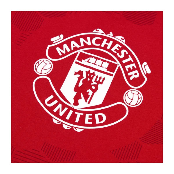Manchester United F.C Boys Pyjamas Man Utd 100% Cotton PJs Official Merchandise