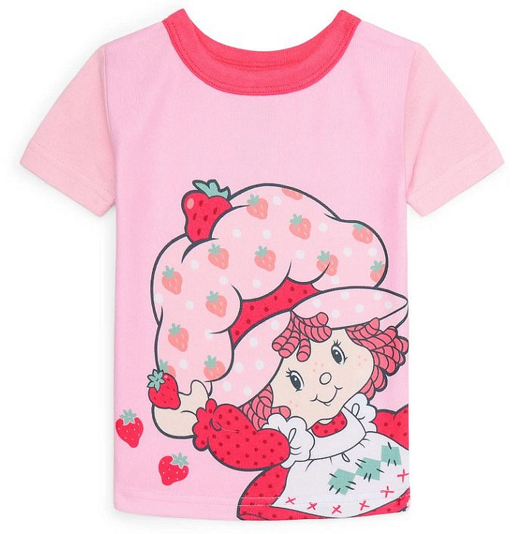 Strawberry Shortcake Toddler Girl's Character 3-Piece Soft Pajama Set
