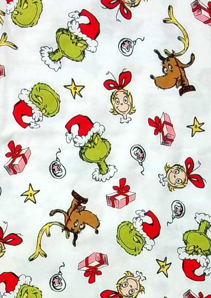 Carter's The Grinch, Max and Cindy Lou Who Toddler Kids Cotton Pajama Set