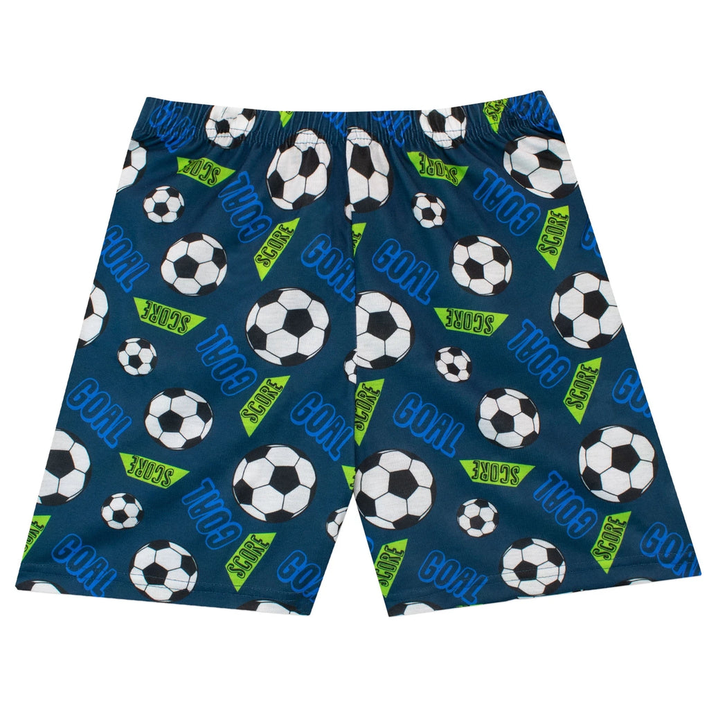 Eat Sleep Football Repeat Pyjamas Kids Boys Teens 12 13 Years PJs Blue Green