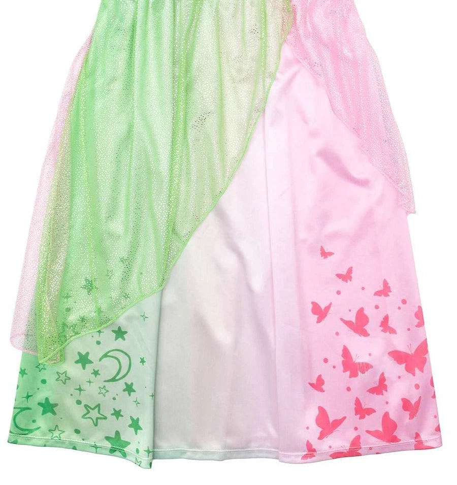 Wicked Girls Nightgown Pajamas Gown 5 6 7 8 Movie Elphaba Glinda Pink Green NWT