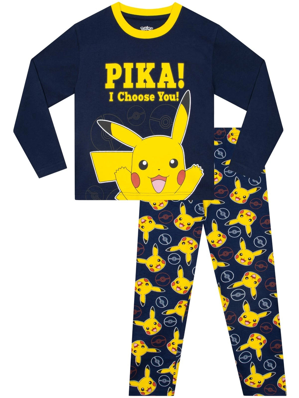 Pokemon Pyjamas | Pikachu Boys Pyjama Set | Boys Pokemon PJs