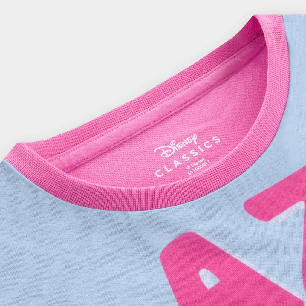 Disney Lilo And Stitch Pyjamas | Girls Stitch And Angel PJs | Lazy Days Pyjamas