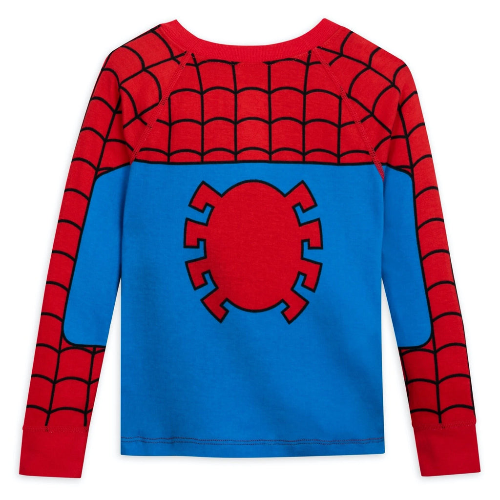 NWT Disney Store Spiderman Costume Tight Fit Pajama Set Boy Marvel many sizes
