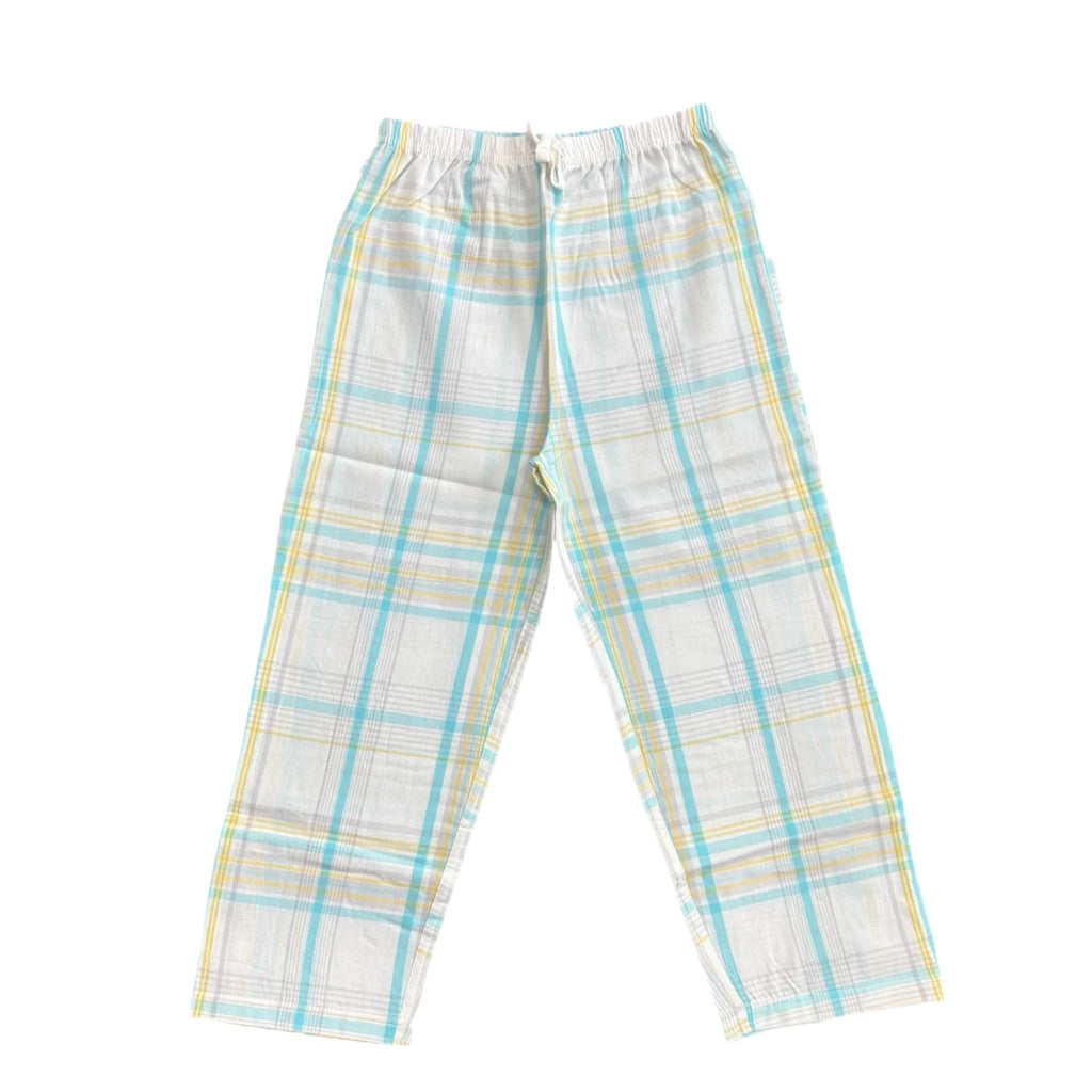 Leeds United Girls Pyjamas Football Check Print PJ Set - New