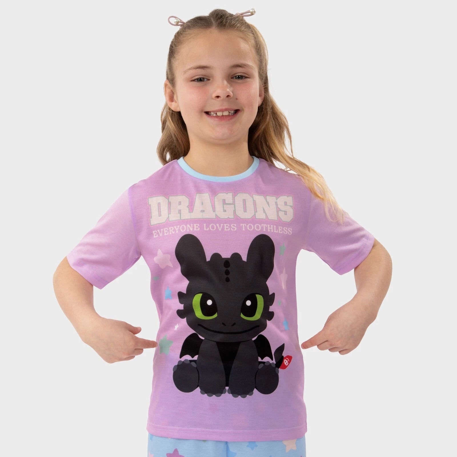 How To Train Your Dragon Pyjamas | Girls Short Pyjamas | Toothless Pjs For Girls
