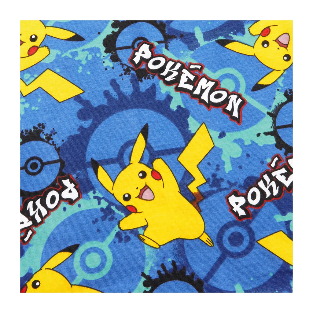 Pokemon Boys Pyjamas | Pikachu Pjs for Kids | 100% Cotton Pjs | Official Merch
