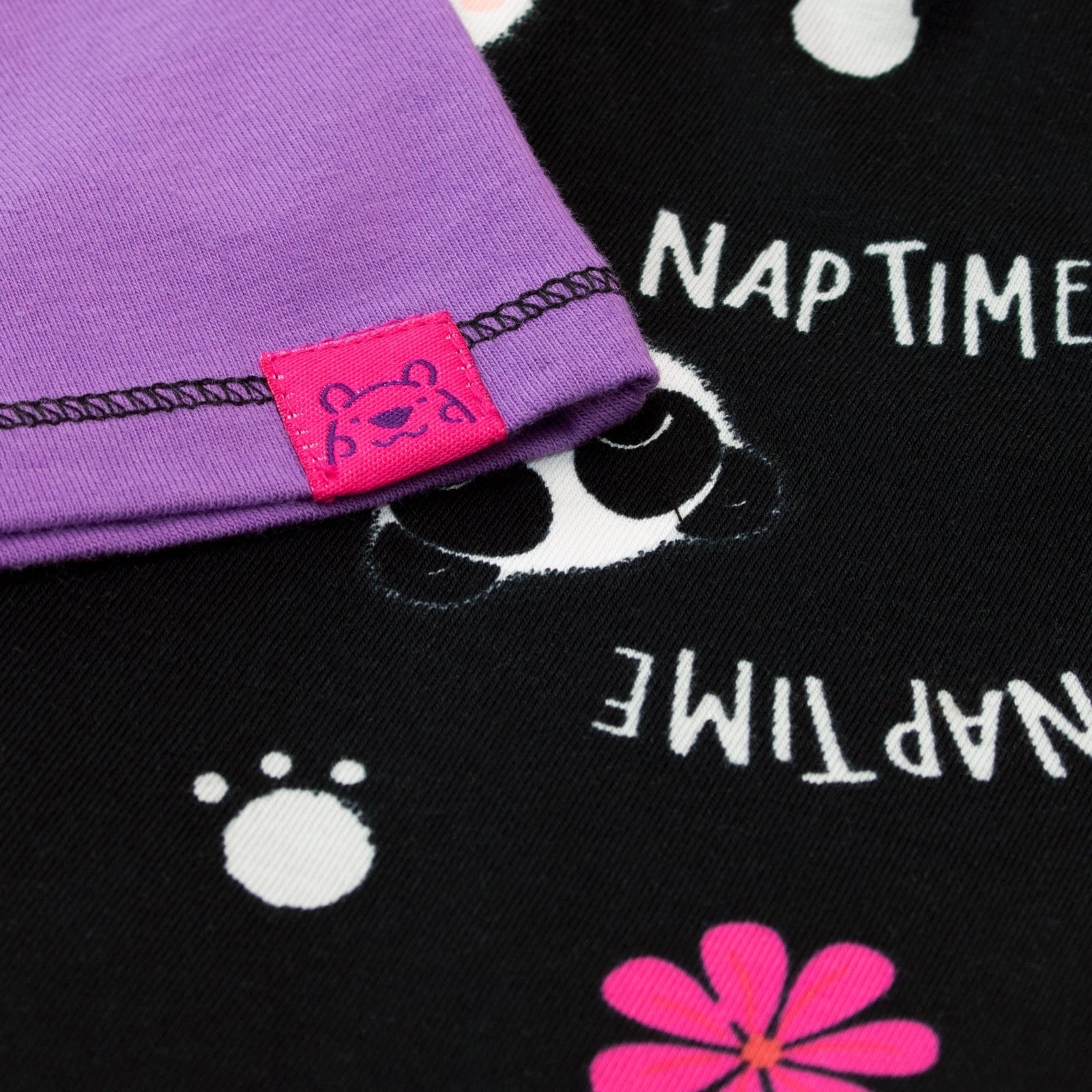 Happy Panda Pyjamas Kids Girls 6 7 8 9 10 11 12 13 Years PJs T-Shirt Trousers