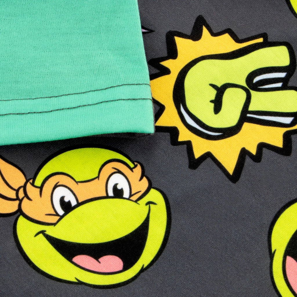 Teenage Mutant Ninja Turtles Pyjamas | Boys TMNT PJs | Short Pyjama Set For Boys