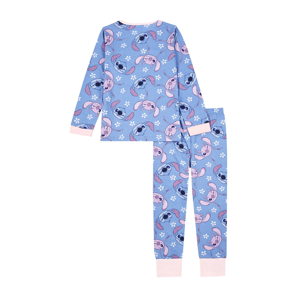 Lilo and Stitch Girls Pyjamas | Stitch & Angel PJs | Ages 5 years to 13 Years