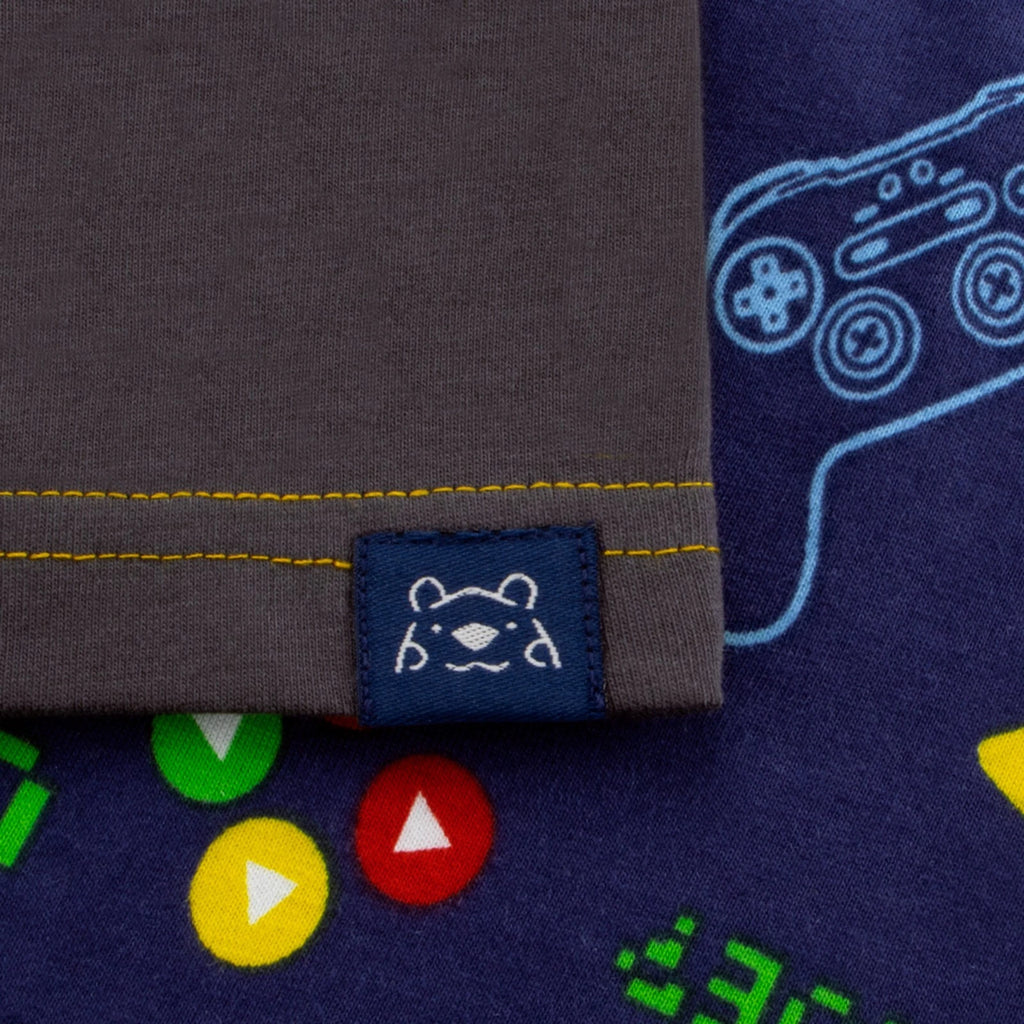 Harry Bear Short Gaming Pyjamas | Boys Gamer Pjs | Short Pyjama Set For Boys