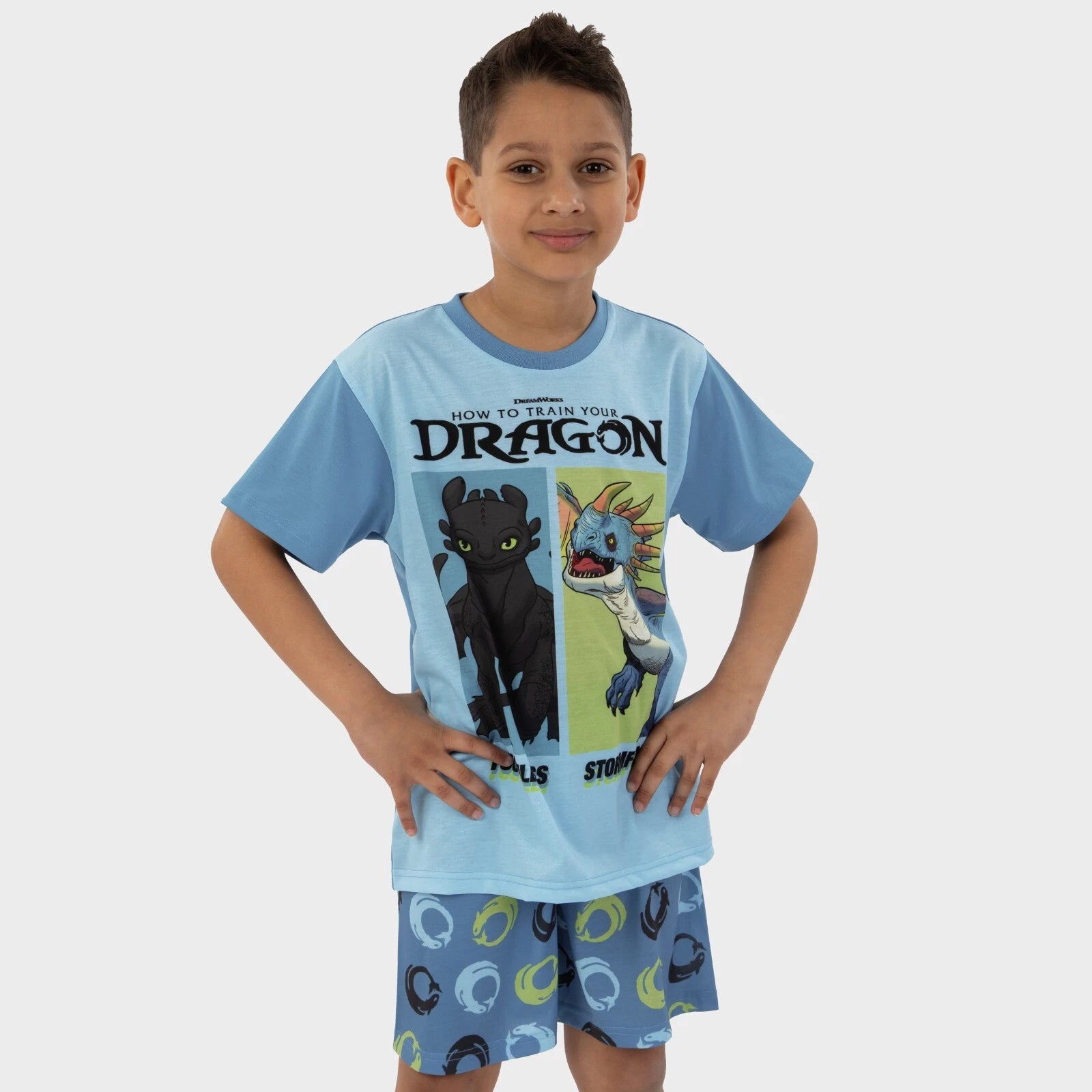 How To Train Your Dragon Pyjamas | Boys Toothless Short Pyjamas | Boys Pjs