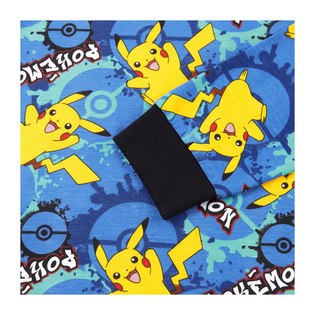 Pokemon Boys Pyjamas | Pikachu Pjs for Kids | 100% Cotton Pjs | Official Merch