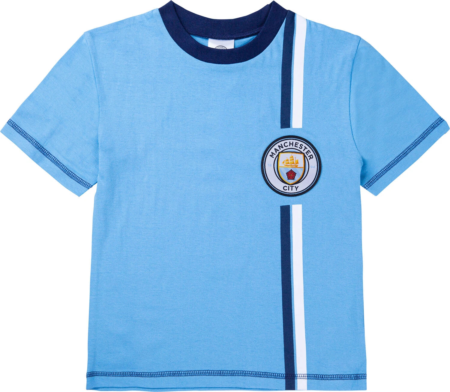 Manchester City F.C Boys Short Pyjamas, MCFC Summer Official Football Pjs