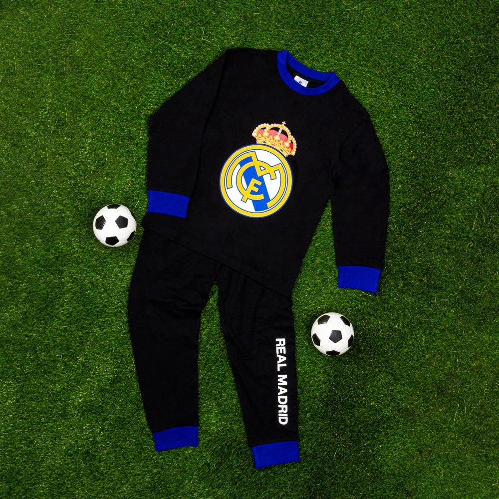 Real Madrid F.C Boys Pyjamas PJs Set Official Club Merchandise