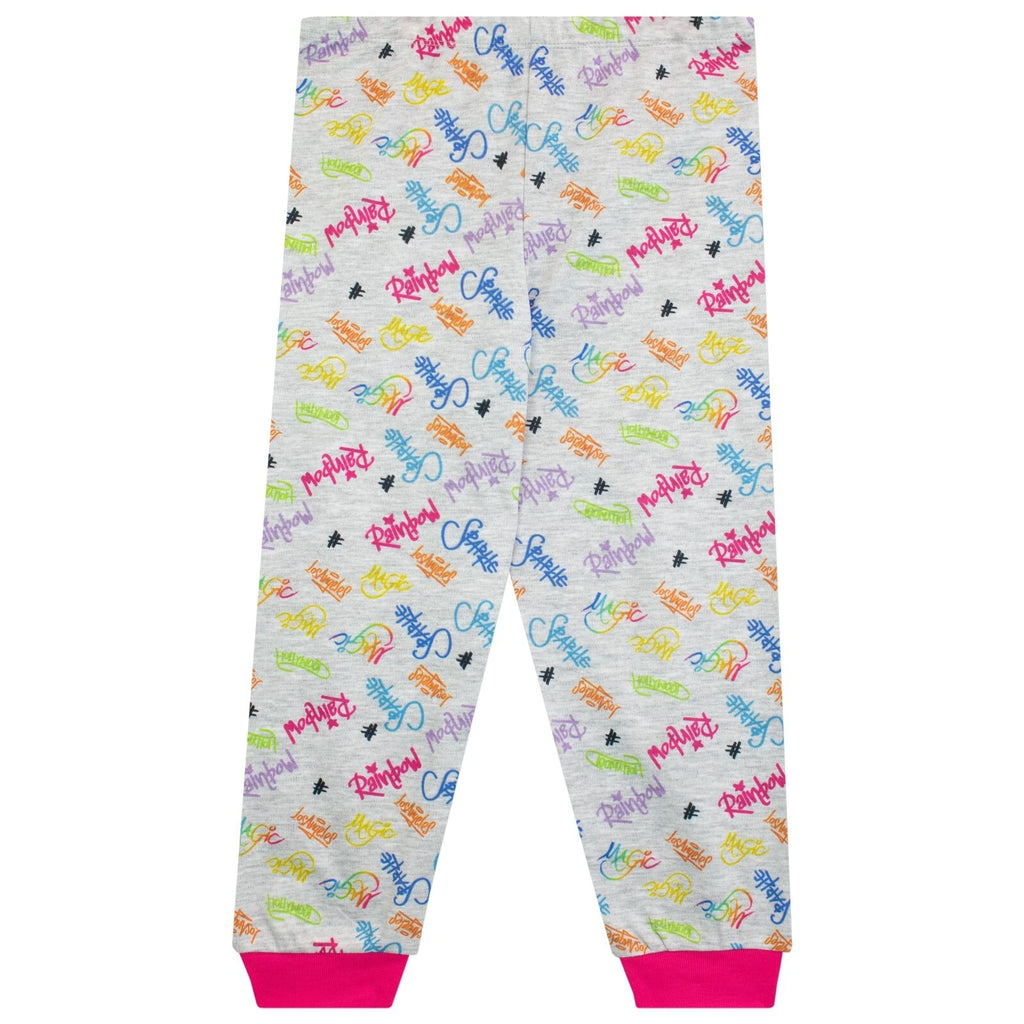 Rainbow High Pyjamas Kids Girls 5 6 7 8 9 10 11 12 Years PJs Blue Grey Rainbow
