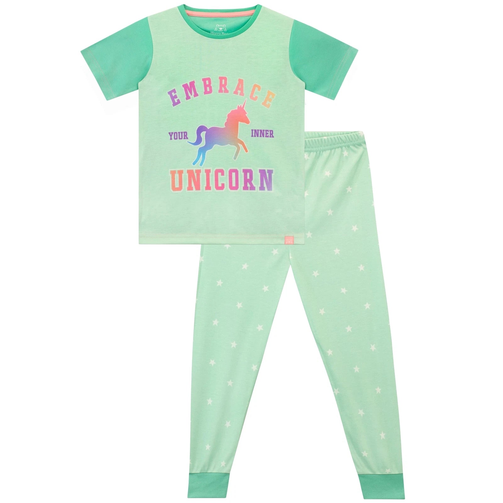 Rainbow Unicorn Pyjamas Kids Girls 5 6 7 8 9 10 11 12 13 Years PJs Nightwear