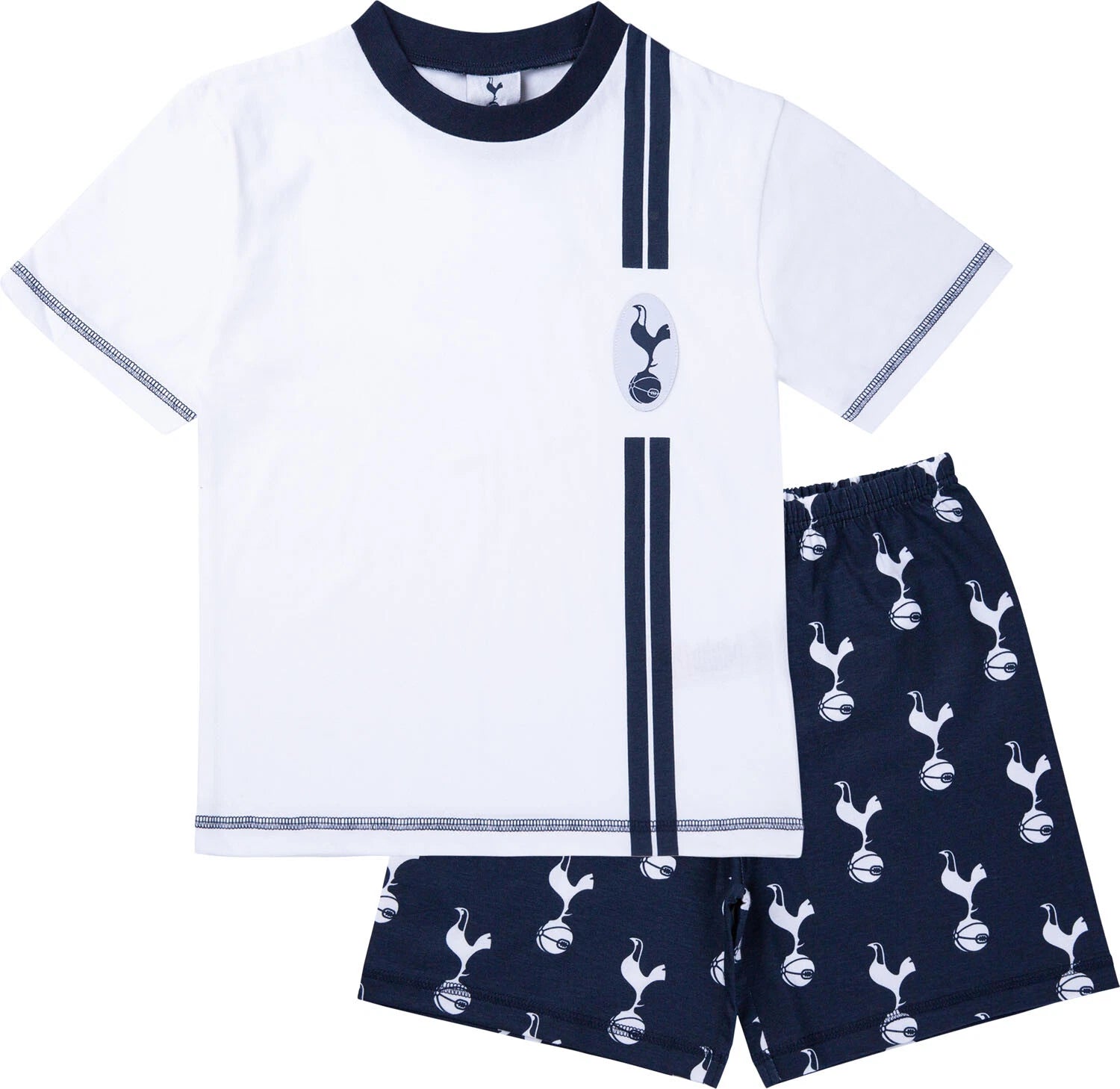 Tottenham Hotspur F.C Boys Short Pyjamas, Official Spurs Football Summer Pjs
