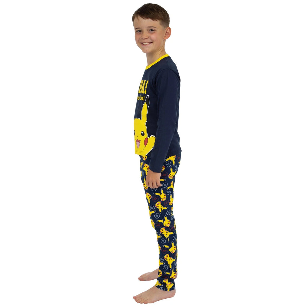 Pokemon Pyjamas | Pikachu Boys Pyjama Set | Boys Pokemon PJs