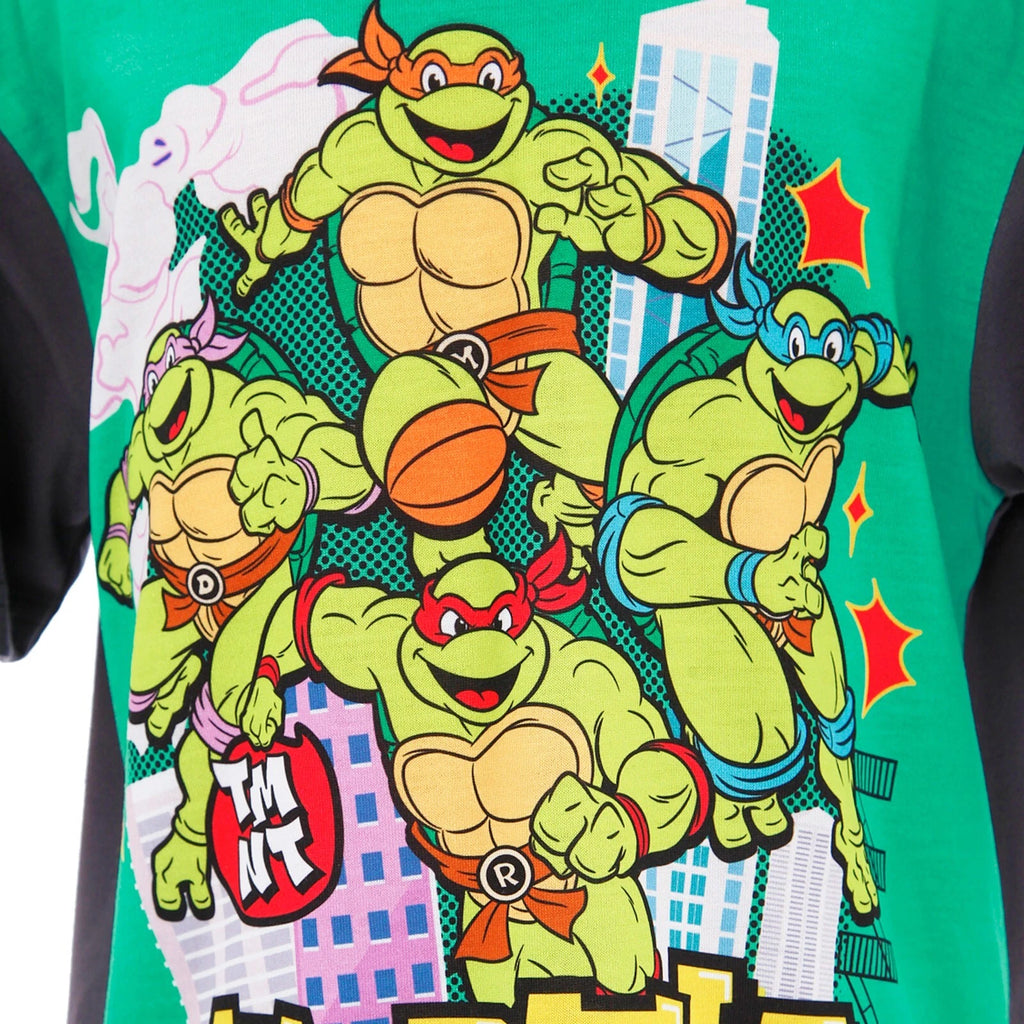 Teenage Mutant Ninja Turtles Pyjamas | Boys TMNT PJs | Short Pyjama Set For Boys