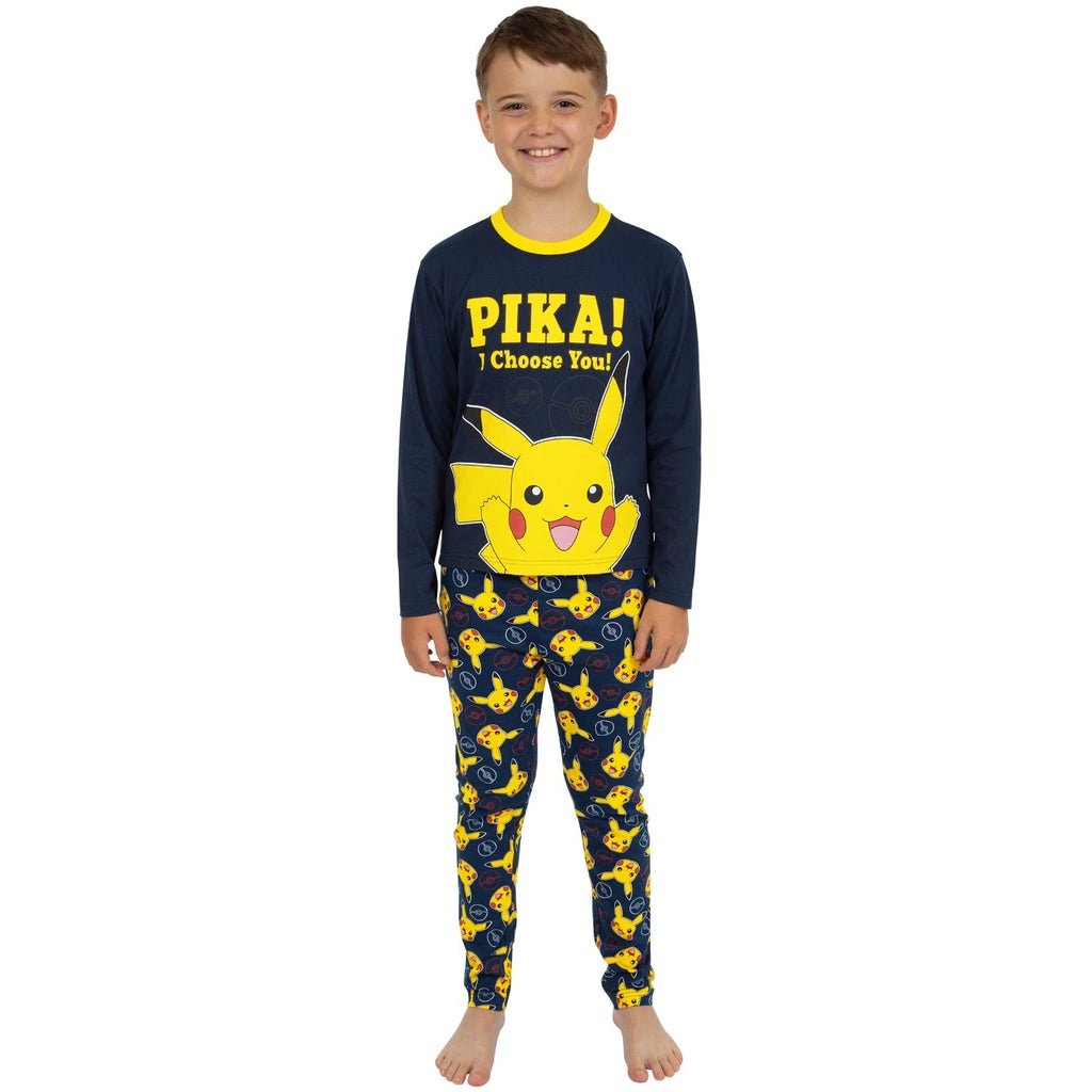 Pokemon Pyjamas | Pikachu Boys Pyjama Set | Boys Pokemon PJs