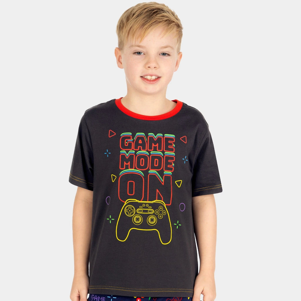 Harry Bear Short Gaming Pyjamas | Boys Gamer Pjs | Short Pyjama Set For Boys