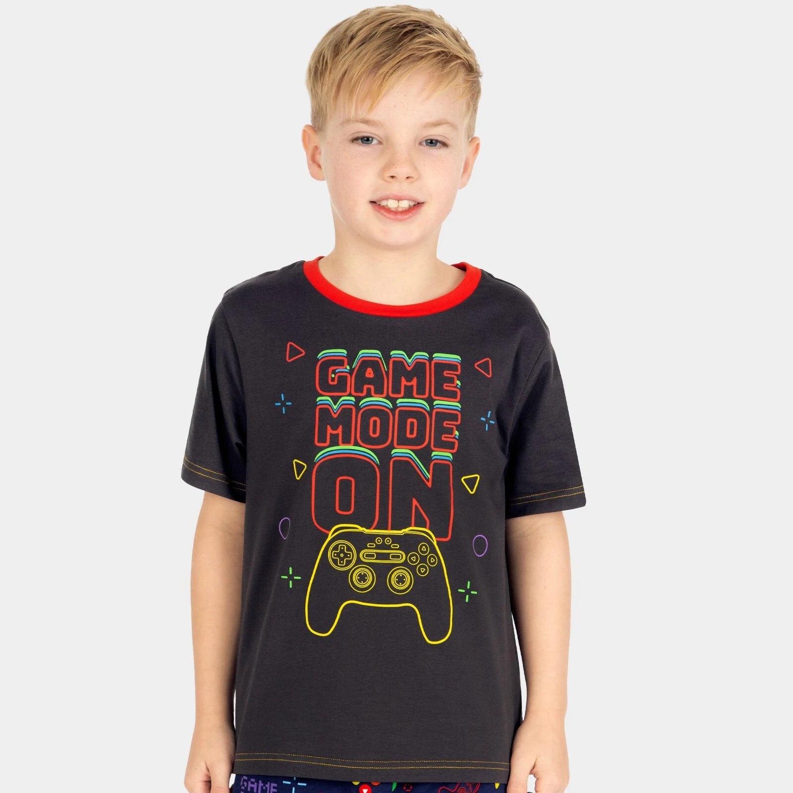 Harry Bear Short Gaming Pyjamas | Boys Gamer Pjs | Short Pyjama Set For Boys