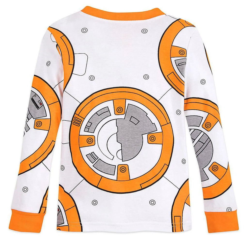 NWT Disney Store Star Wars BB-8 Costume PJ Pals Pajama Set Robot Kids Sz 5,6,7,8