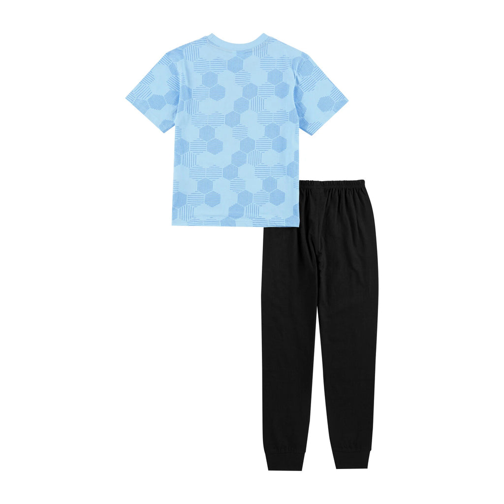 Manchester City F.C Boys Pyjamas Man City 100% Cotton PJs Official Merchandise