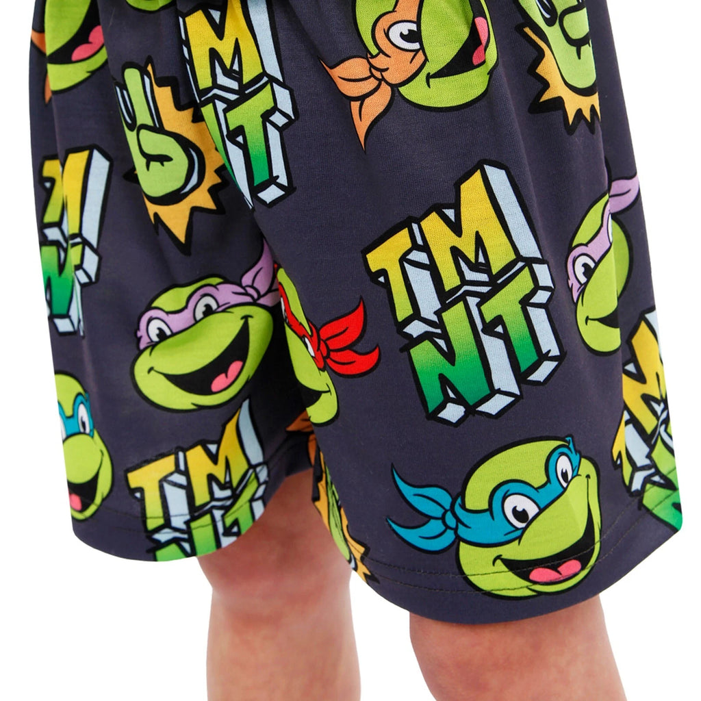 Teenage Mutant Ninja Turtles Pyjamas | Boys TMNT PJs | Short Pyjama Set For Boys