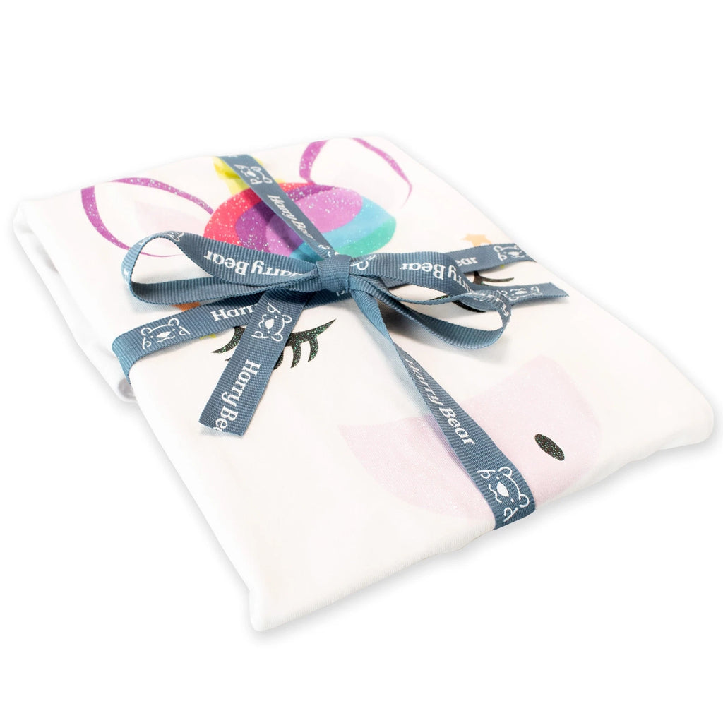 Rainbow Glitter Unicorn Pyjamas  5 6 7 8 9 10 11 12 Years PJs Nightwear Pink