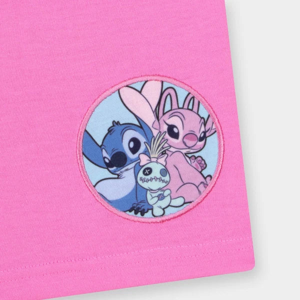 Disney Lilo And Stitch Pyjamas | Girls Stitch And Angel PJs | Lazy Days Pyjamas