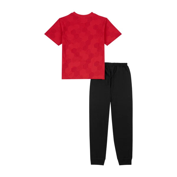 Manchester United F.C Boys Pyjamas Man Utd 100% Cotton PJs Official Merchandise