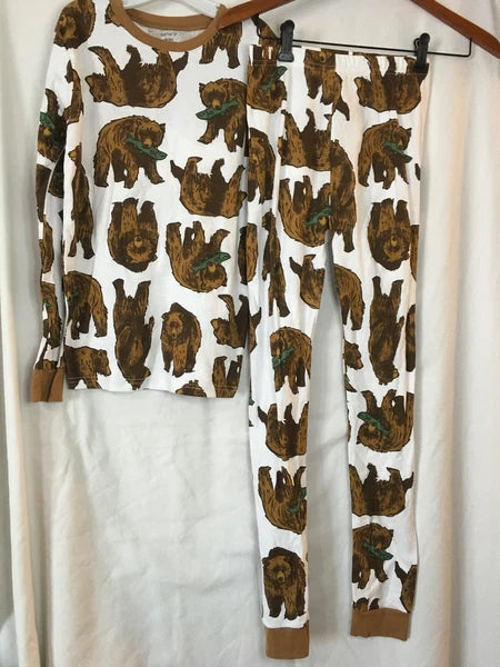 New Carter's Boys Bear Pajama set Snug Fit LONG Sleeve U pick