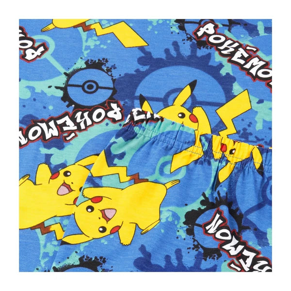 Pokemon Boys Pyjamas | Pikachu Pjs for Kids | 100% Cotton Pjs | Official Merch