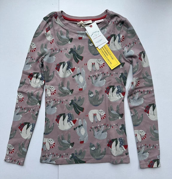 Fatface Girls Sammy Sloth Christmas Pyjamas In Various Sizes *BNWT*