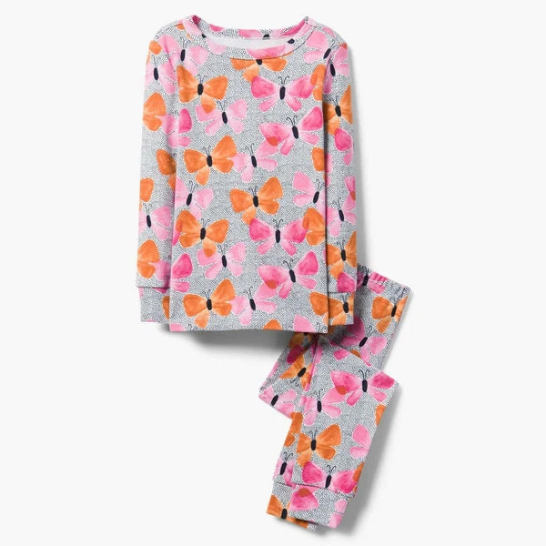 NWT Gymboree Butterfly Gymmies Pajama Set Girl 5,6,7,14