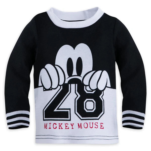 Disney Store Baby Boys Mickey Mouse PJ PAL Collegiate Pajama Set 3 6 9 12 18 24