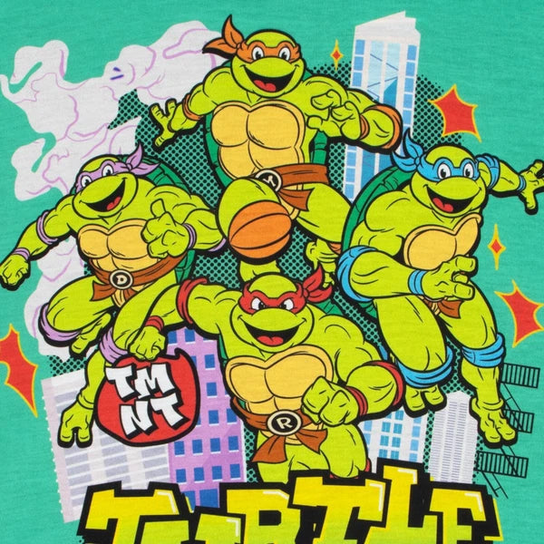 Teenage Mutant Ninja Turtles Pyjamas | Boys TMNT PJs | Short Pyjama Set For Boys