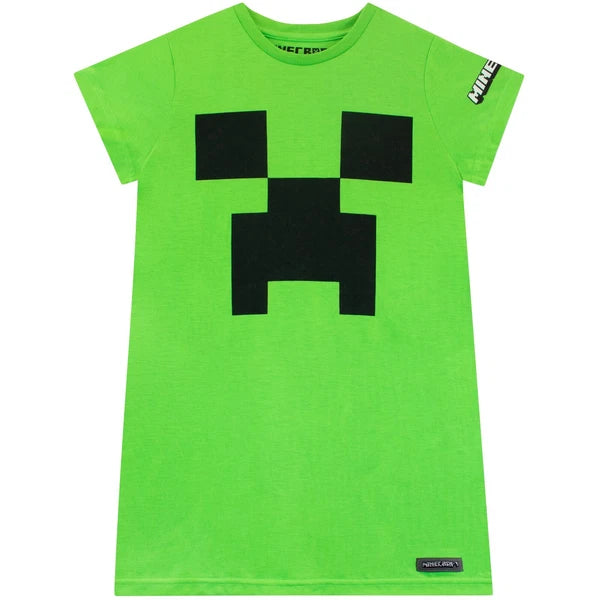 Minecraft Nightdress I Kids Minecraft Pyjamas I Minecraft Nightie