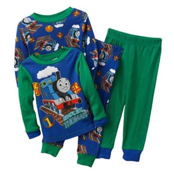 THOMAS THE TANK & FRIENDS-2 PAIRS L/S PAJAMA SLEEPWEAR SETS *SZ 3T*NEW IN PKG*