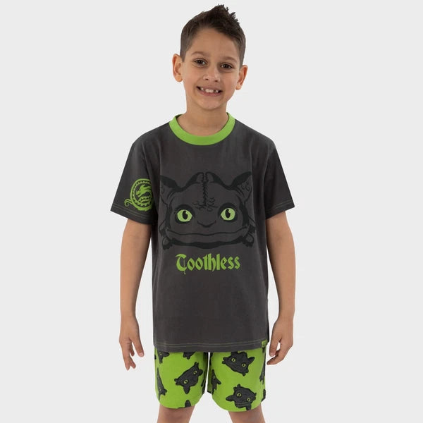 How To Train Your Dragon Pyjamas | Boys Short Pyjamas | Toothless Pjs For Boys