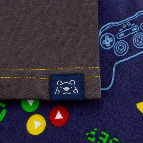 Harry Bear Short Gaming Pyjamas | Boys Gamer Pjs | Short Pyjama Set For Boys