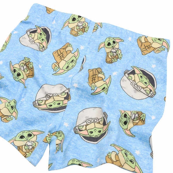 Star Wars Mandalorian Baby Yoda 4 Piece Cotton Pajama Set Size 3T