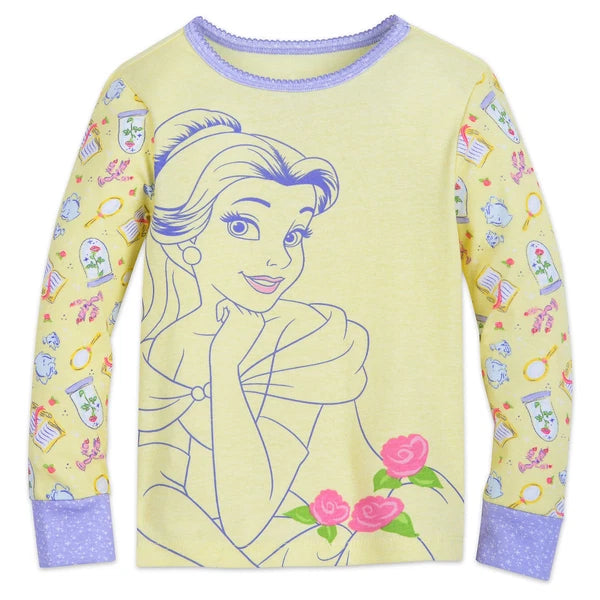 Disney Store Belle PJ Pals Sleep Set Pajamas Princess New 2017 2018